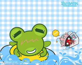 Q版青蛙電腦動(dòng)畫圖片