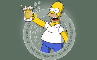 辛普森一家 高清動漫壁紙與電腦平面設計的融合藝術